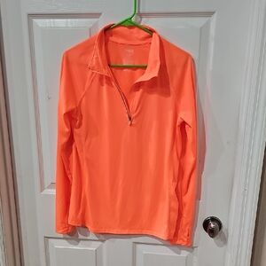 Danskin Now Orange Semi-Fitted Top
